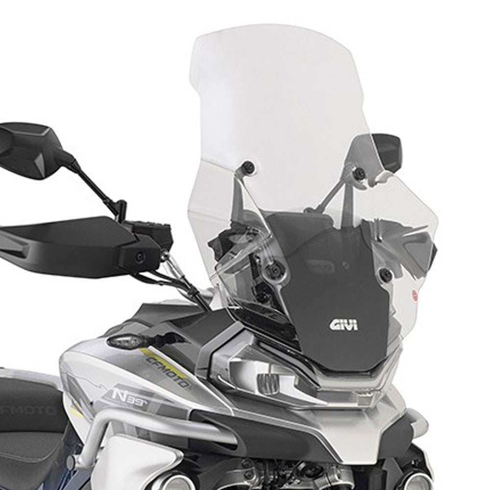 GIVI CF모토 800MT, 투어링, 스포츠, 익스플로어 22이상 윈드스크린 롱 투명 64x51cm