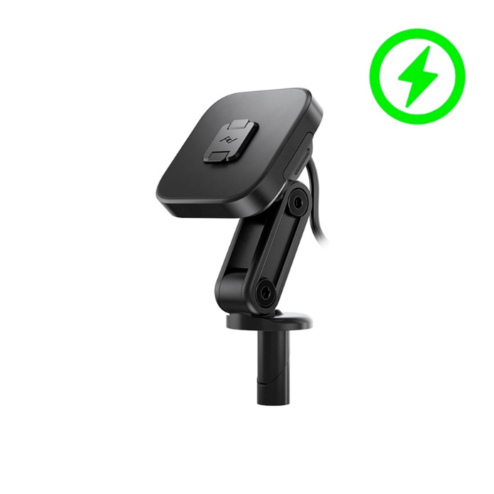 픽디자인 아이폰 전용 모토사이클 스템 마운트 무선충전