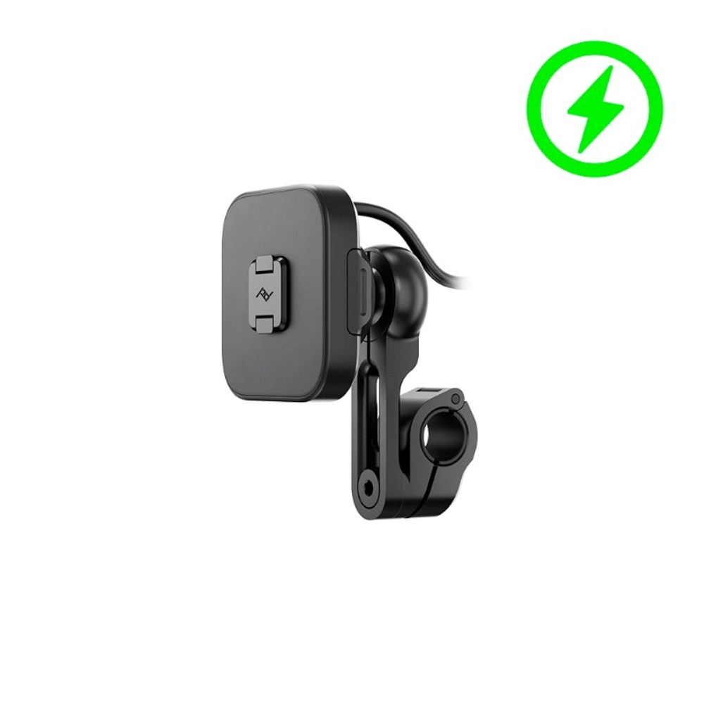 픽디자인 아이폰 전용 모토사이클 미러 마운트 무선충전