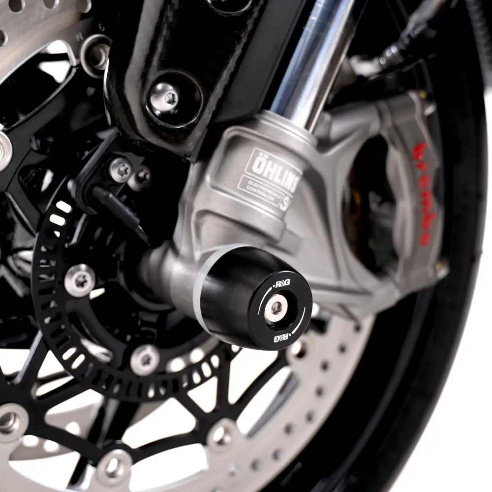 [해외] R&G 트라이엄프 스피드 트리플 RR/RS/RX 21이상, 타이거800 스포츠 25이상 포크슬라이더 FP0323BK