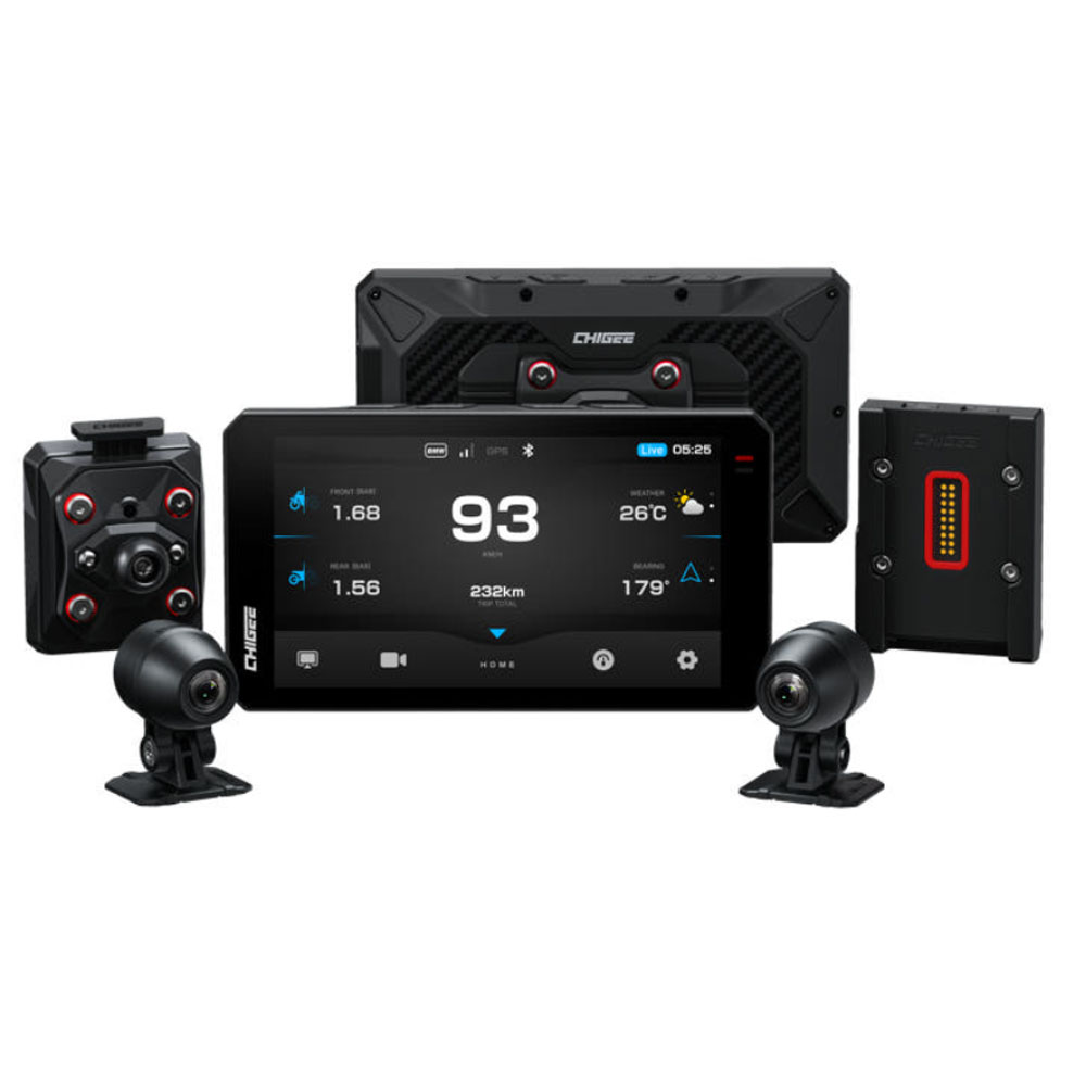 치지 오토바이 블랙박스 AIO-6 LTE 카플레이 안드로이드오토 32G SRS 단품