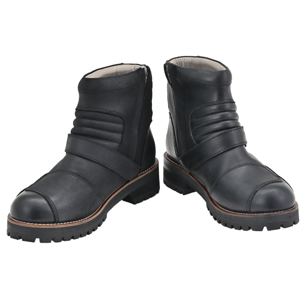 데이토나 DS-002 셔링 라이드 부츠 블랙