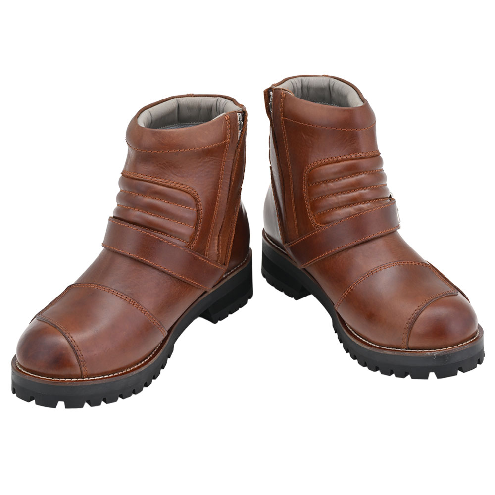 데이토나 DS-002 셔링 라이드 부츠 브라운