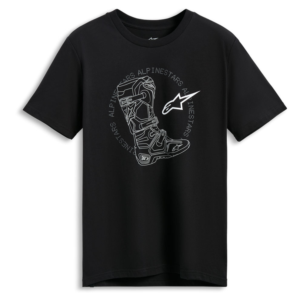알파인스타 후드 티셔츠 TECH BOOT SS CSF 블랙