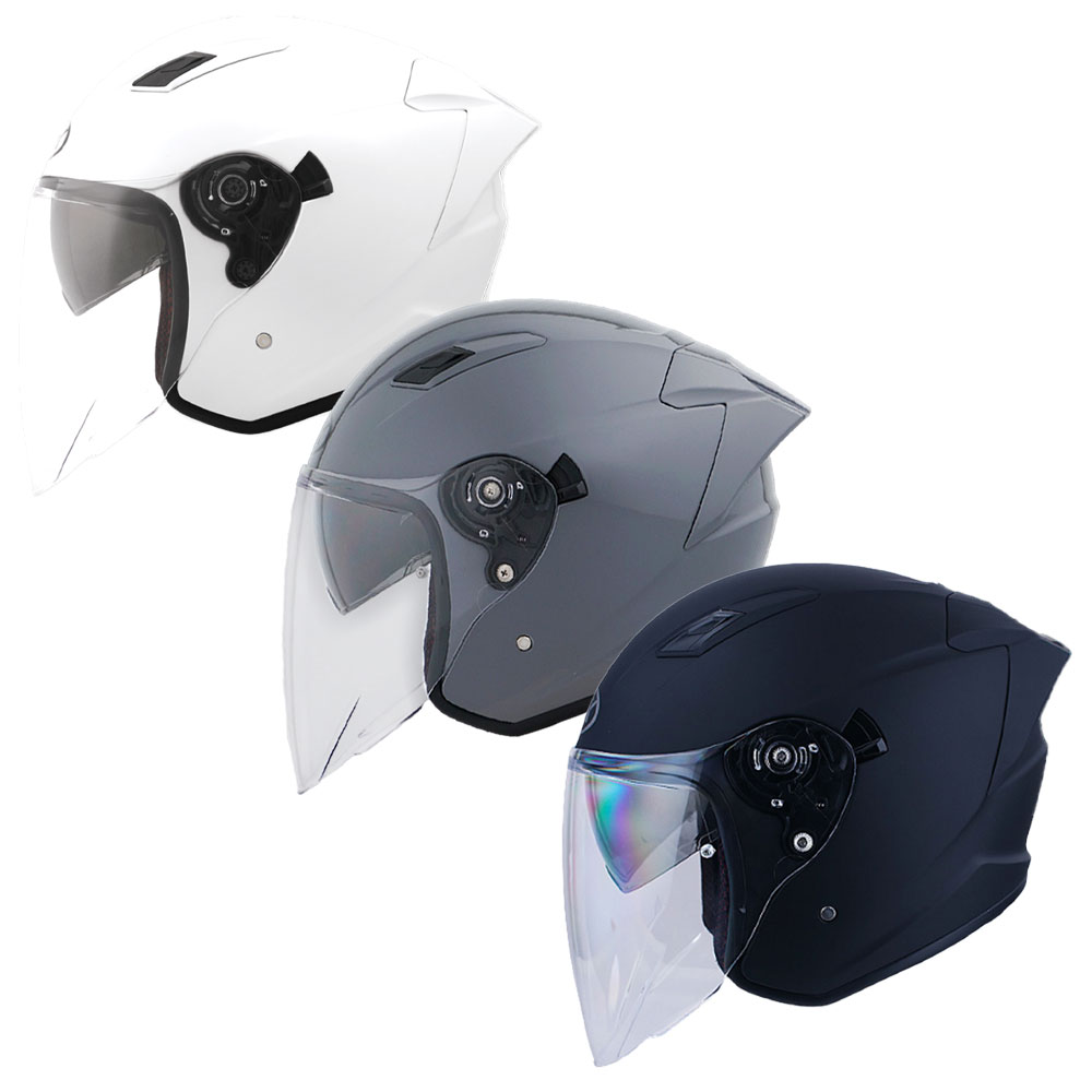 NHK 오픈페이스 헬멧 S1 GP PRO 솔리드 단색