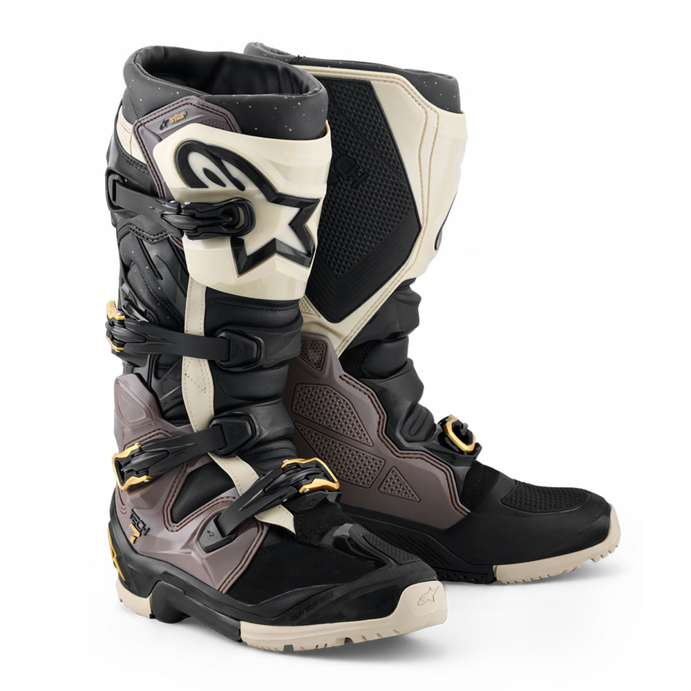 알파인스타 부츠 TECH 7 ENDURO DRYSTAR 블랙 다크 그레이 골드