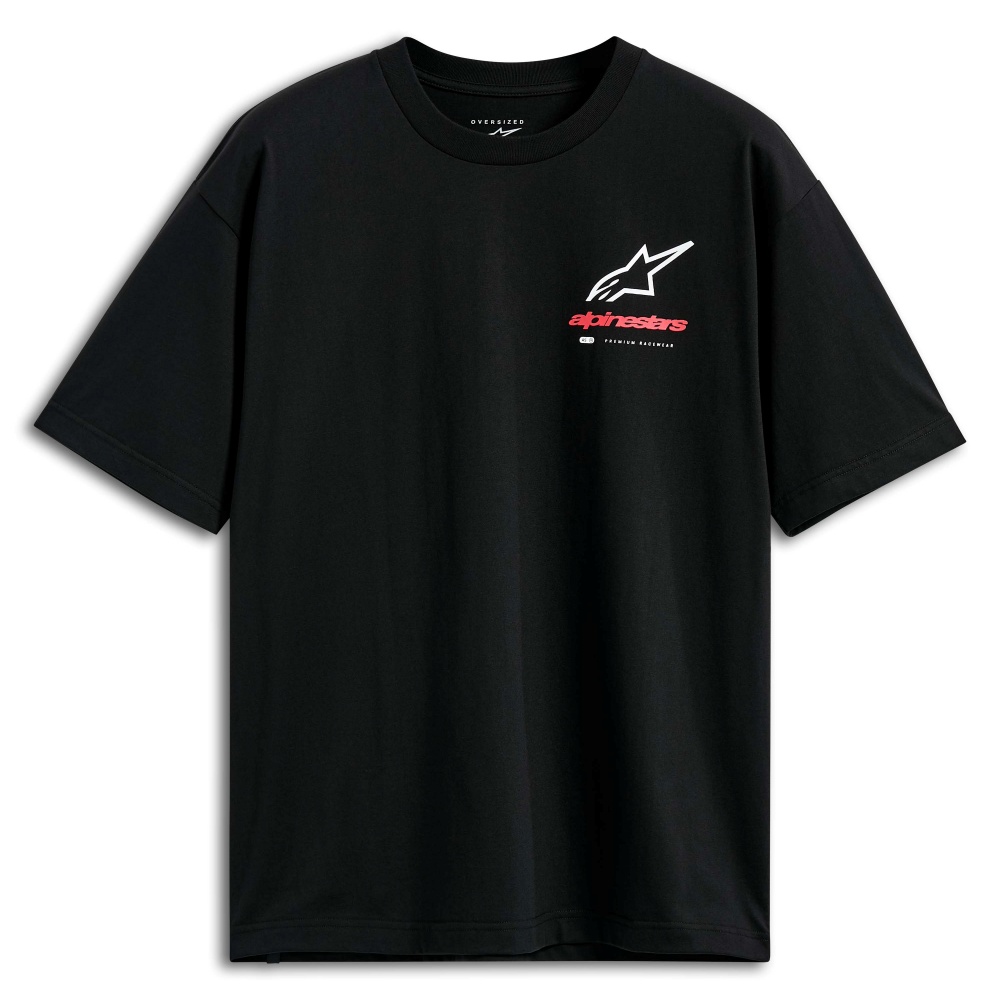 알파인스타 티셔츠 OVERHANG OVERSIZED SS CSF 블랙