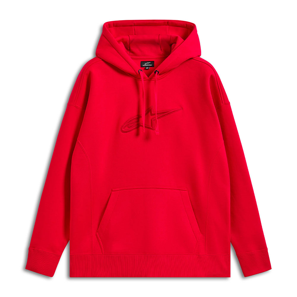 알파인스타 후드 EMERGENT OVERSIZED 레드