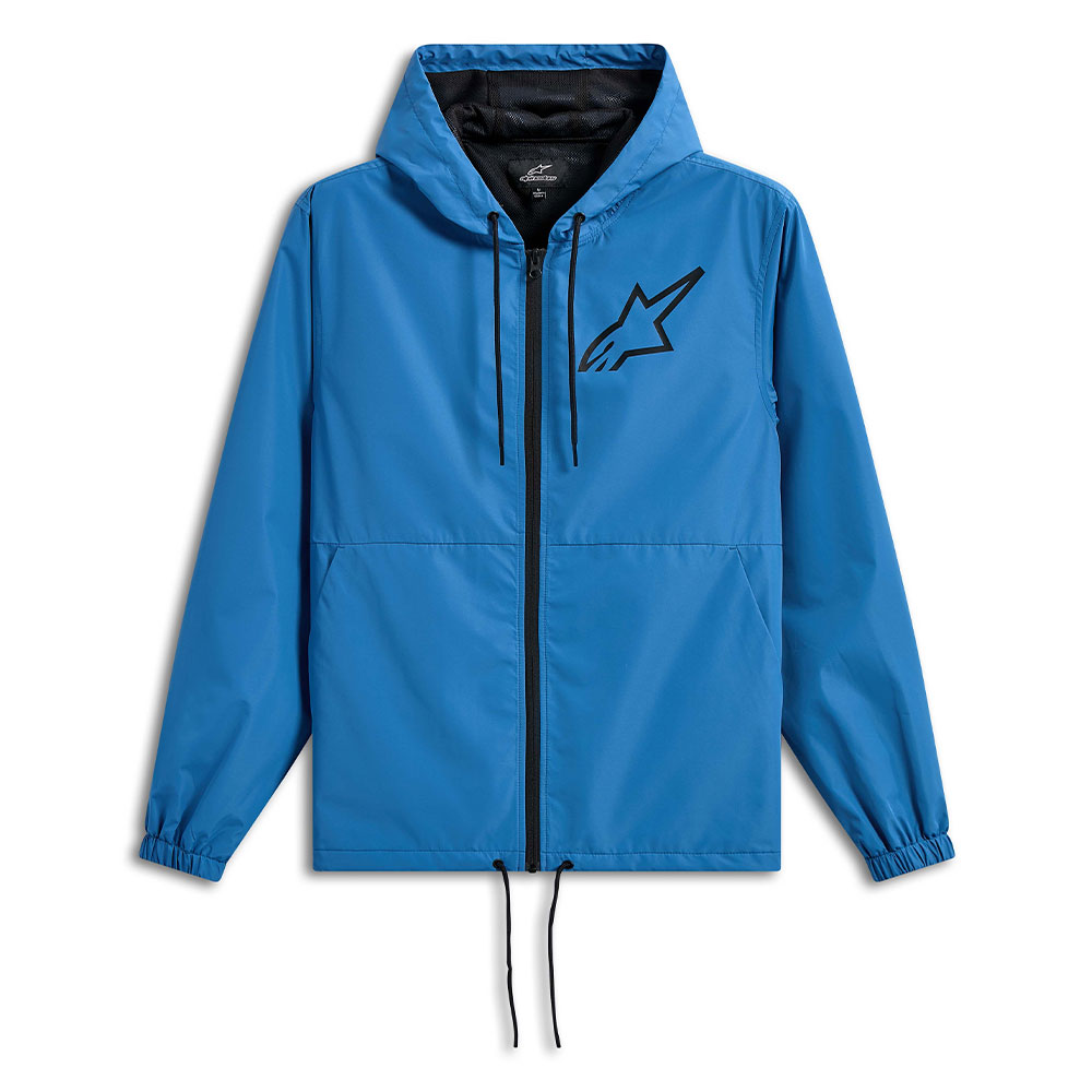 알파인스타 자켓 SPEEDER CHROMIUM 바람막이 블루 블랙