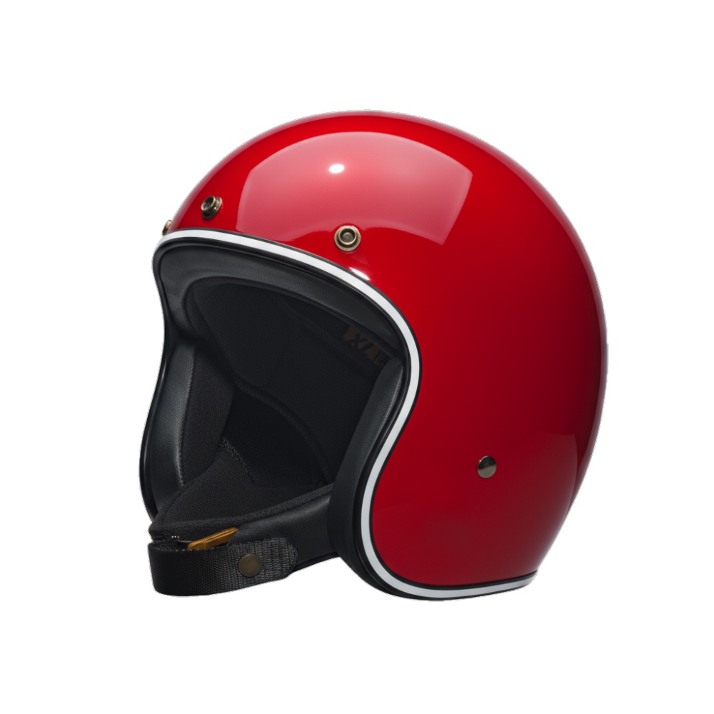 라텔 후니 오픈페이스 클래식 헬멧 유광 레드