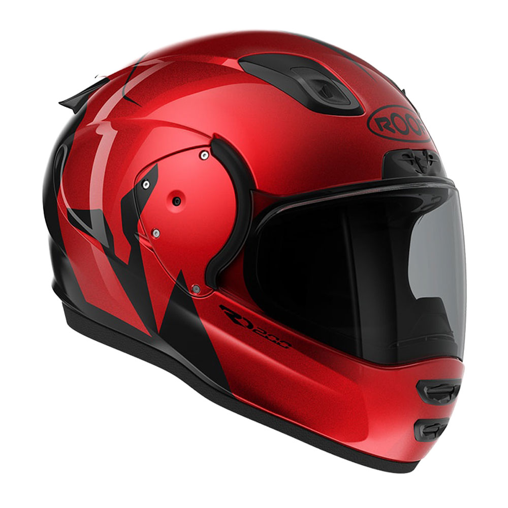루프 풀페이스 헬멧 RO200 트로얀 블랙 레드