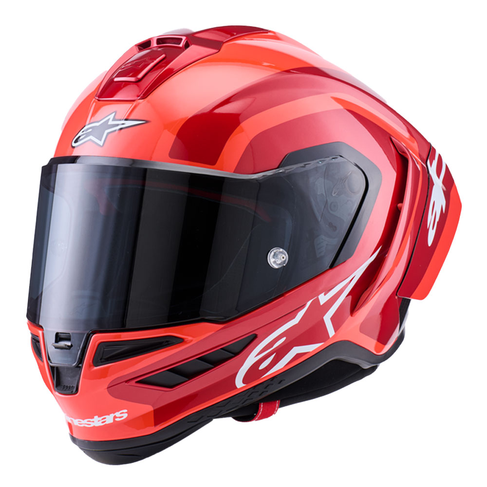 알파인스타 헬멧 S-R10 아리우스 블랙 레드 카본