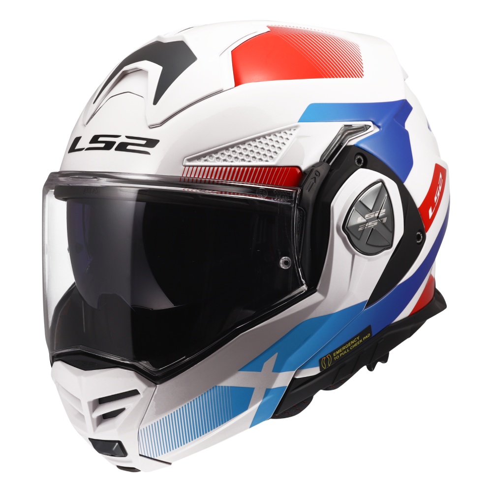 LS2 헬멧 FF901 ADVANT X NOVA 화이트 블루 레드
