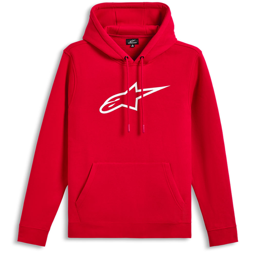 알파인스타 AGELESS HOODIE V3 후드 티 레드 화이트