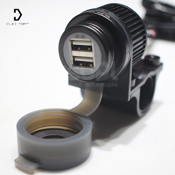 클리프탑 범용 2구 USB 시거잭
