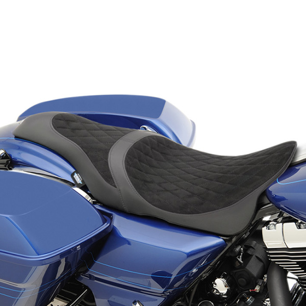 [해외][DRAG] 할리 투어링 다이아몬드 FAUX 시트 0801-1038