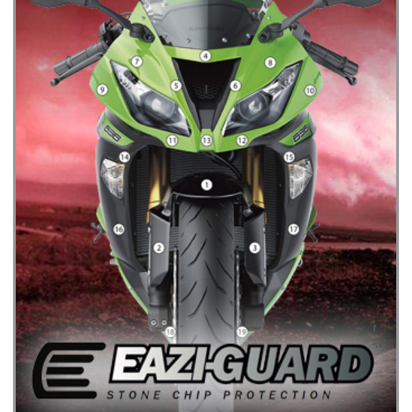 이지가드 가와사키 ZX6R 13-16 보호 필름 풀 세트