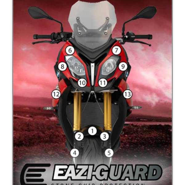 [EAZI-GUARD] 이지가드 BMW S1000XR 15-19 카울 보호 필름 풀 세트 GUARDBMW006