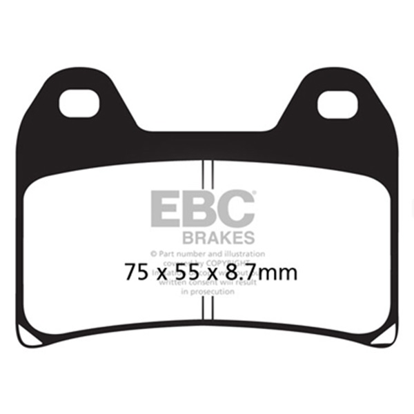 EBC 아프릴리아 도르소두로750/1200 '08이상, RSV1000 브레이크 패드 (앞) EPFA244HH