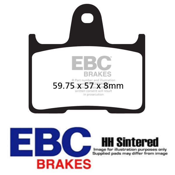 EBC 할리 스포스터 883/1200 14이상 브레이크 패드 (뒤) FA254HH