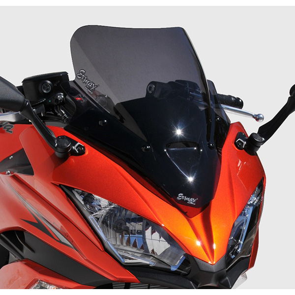 ERMAX 가와사키 닌자650 17-19 윈드스크린 라이트블랙