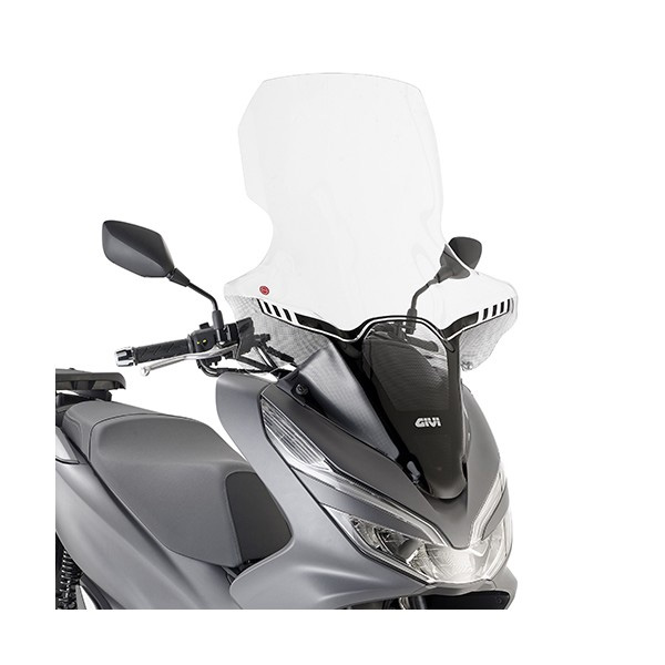 GIVI 혼다 PCX125 18-20 롱 윈드스크린 (클리어) 1163DT+D1163KIT (높이85 x 폭63cm)