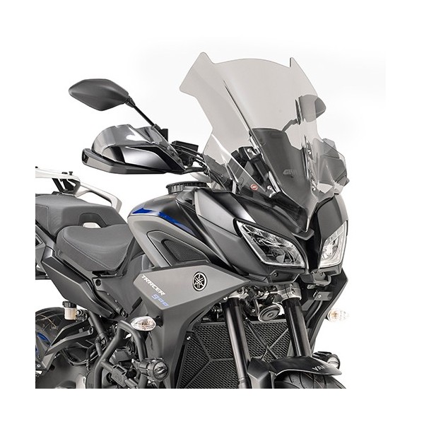 GIVI 야마하 MT 09 트레이서 18이상 숏 윈드스크린 (스모크) D2139S