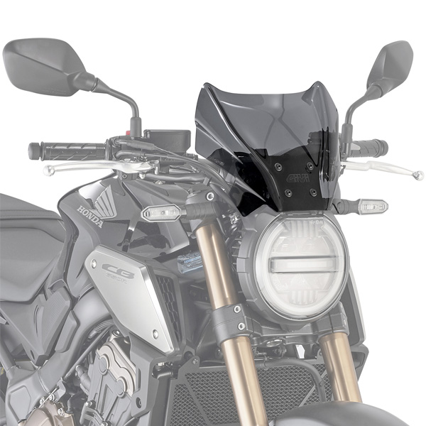 GIVI 혼다 CB650R 19-23 윈드스크린 스모크 1173S+A1173A