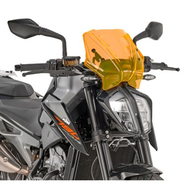 GIVI KTM 790 듀크 18이상 윈드스크린 옐로우