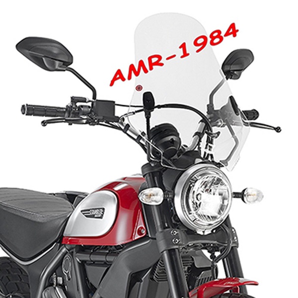 GIVI 두카티 스크램블러400 16-21, 스크램블러800 15-23 윈드스크린 7407A+A7407A