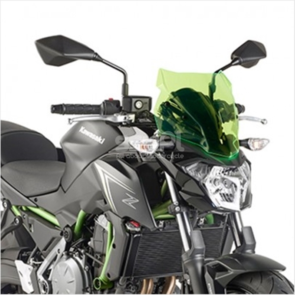GIVI 가와사키 Z650 17-19 윈드스크린 (라임) A4117GR