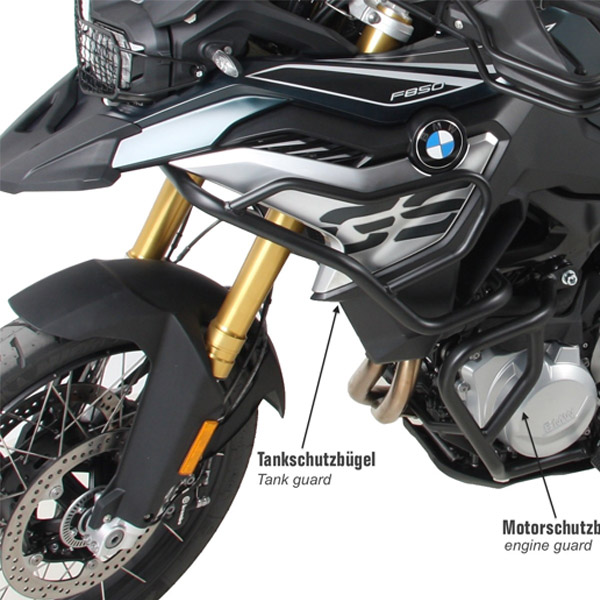 햅코앤백커 BMW F800GS F900GS 24이상, F850GS F750GS 18이상 엔진가드 블랙
