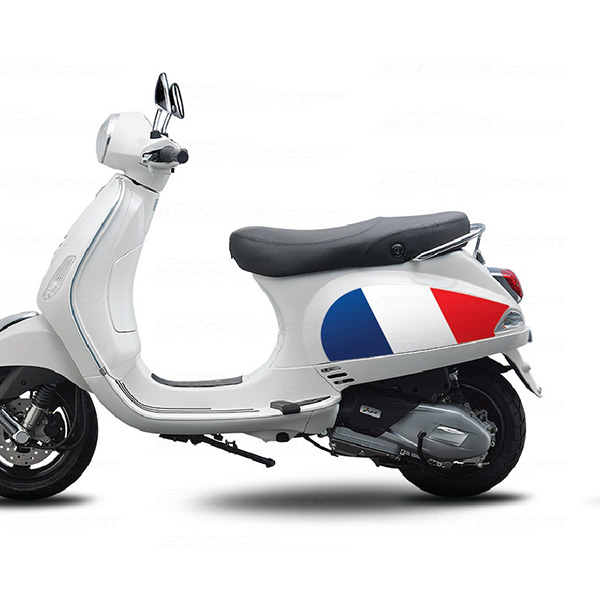 MOTOSTK 베스파 LX125 S125 공용 프랑스 플래그 데칼키트