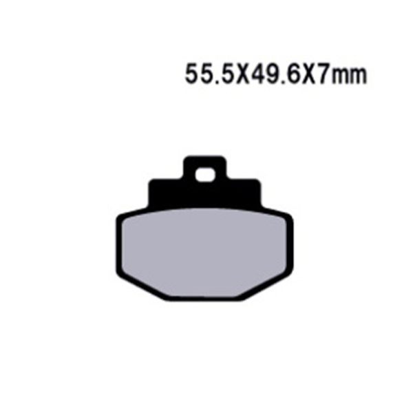 MSR 야마시다 베스파 GTS125/250/300 브레이크 패드 (뒤) VD-981
