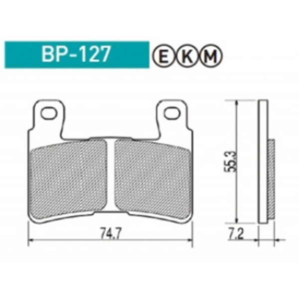 프로젝트뮤 가와사키 zx6r(636) 13이상 브레이크 패드 (스페셜 메탈/앞) BP-127M
