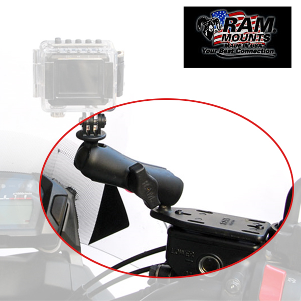 램마운트 고프로용 바이크 거치대 RAM-B-346-GOP