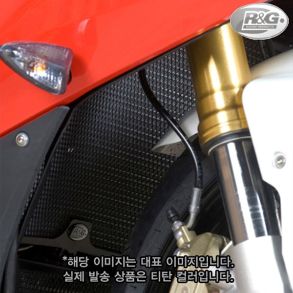 [해외] R&G MV아구스타 F4RR/RC 12이상 라지에이터 가드 (티탄) RAD0199RACINGTI