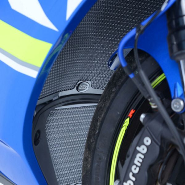 R&G 스즈키 GSX R1000 17이상 라디에이터가드X오일쿨러가드 세트 RAD9019BK