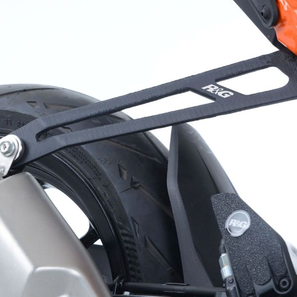 [해외] R&G KTM 듀크125 17-23 머플러브라켓+텐덤캡 EH0079BKA