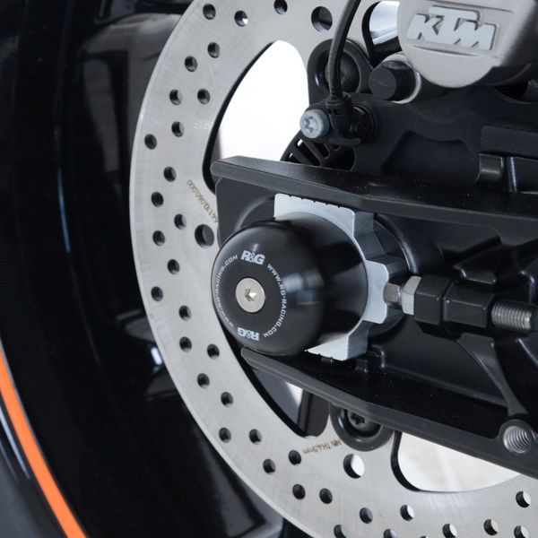 [해외] R&G KTM 790듀크 18이상, 890듀크R 20이상, 890SMT 23이상, 890ADV 20-22, 1290슈퍼어드벤처R, 허스크바나 스바르트필렌801 24이상 스윙암 슬라이더 SP0081BK
