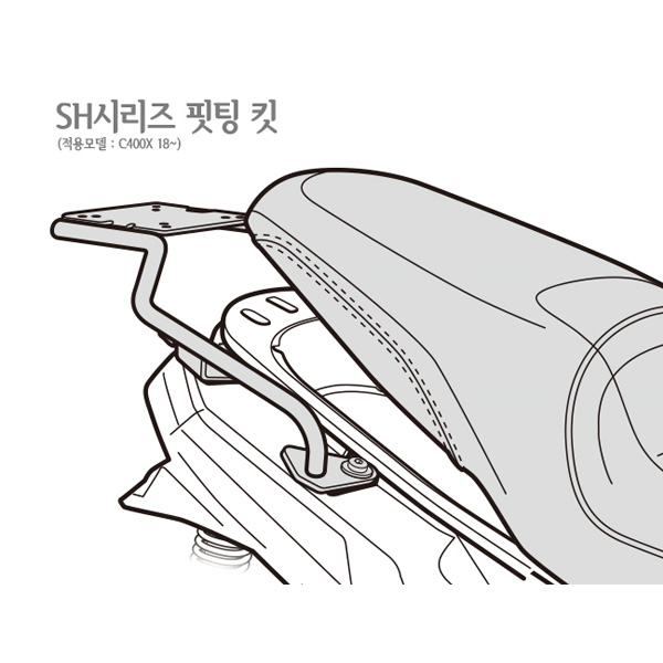 샤드 BMW C400X 18이상 리어캐리어 W0CX49ST