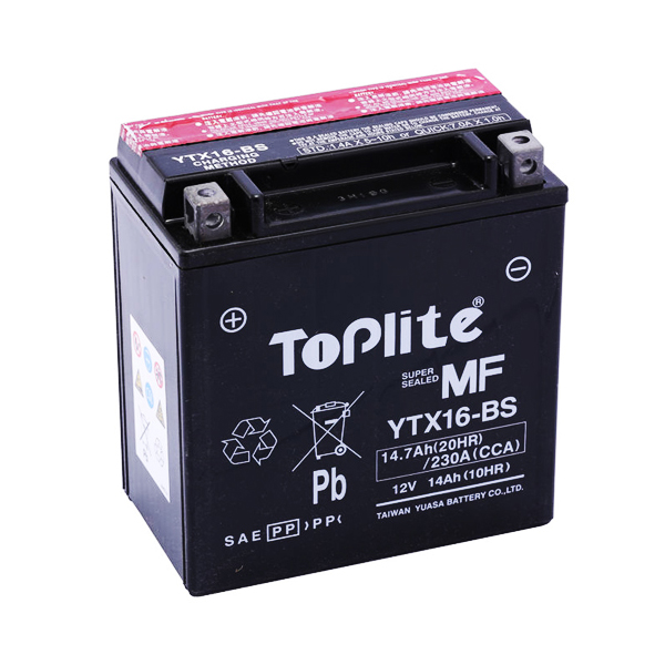 탑라이트 배터리 YTX16-BS