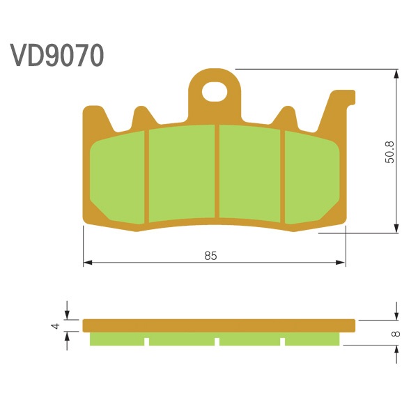 베스라 BWM F900R / F900XR 20이상 브레이크 패드 (앞) VD9070