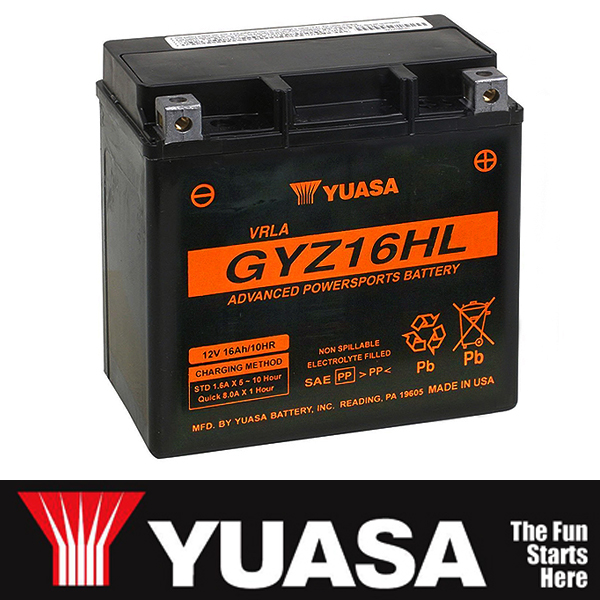 유아사 할리 스포스터 XL883/XL1200 04이상 배터리 GYZ16HL