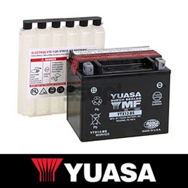 유아사 베스파 GTS250/300 배터리 YTX12-BS
