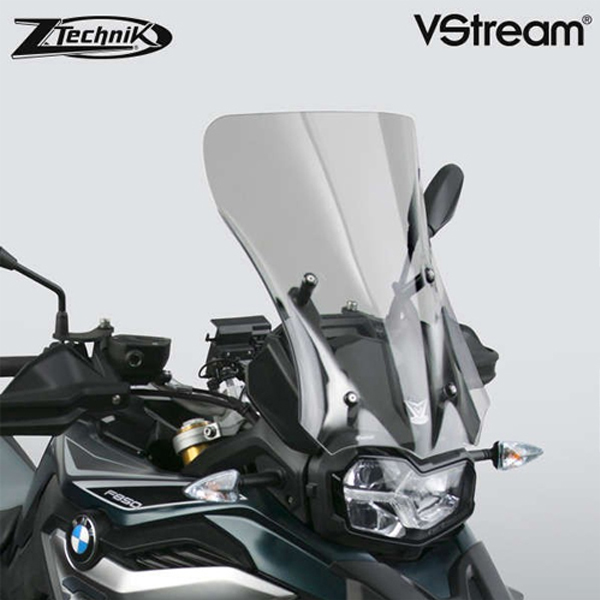 제트테크닉 BMW F850GS 18-22 F850GS ADV 20-22 브이스트림 스포츠/투어 윈드스크린 (라이트 그레이) Z2378