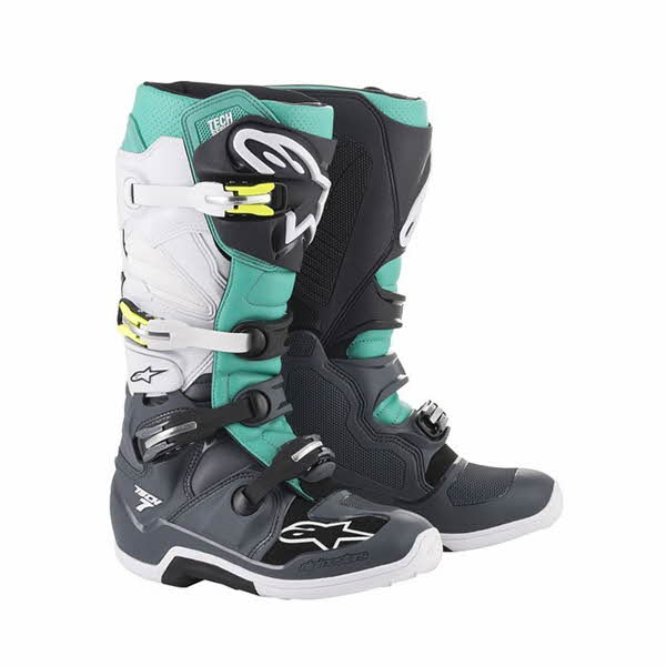 알파인스타 TECH7 부츠 DARK GRAY/TEAL/WHITE