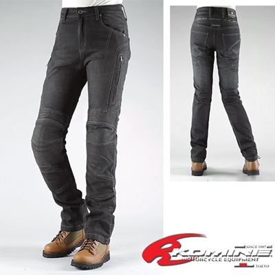 코미네 케블라 슬림 블랙 라이딩진 여성용 WJ-731S