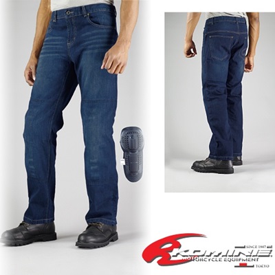 코미네 케블라 루즈핏 딥인디고 라이딩진 WJ-734L