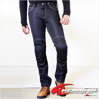 코미네 여름용 라이딩 메쉬 진 WJ-740R BLACK